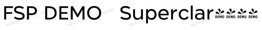 FSP DEMO   Superclar字体转换